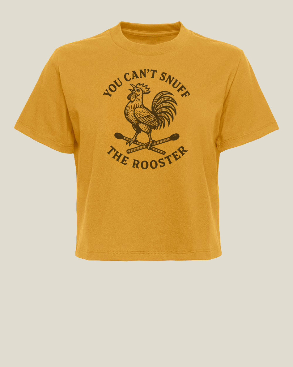 Ladies Can't Snuff the Rooster Boxy Tee