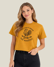 Ladies Can't Snuff the Rooster Boxy Tee