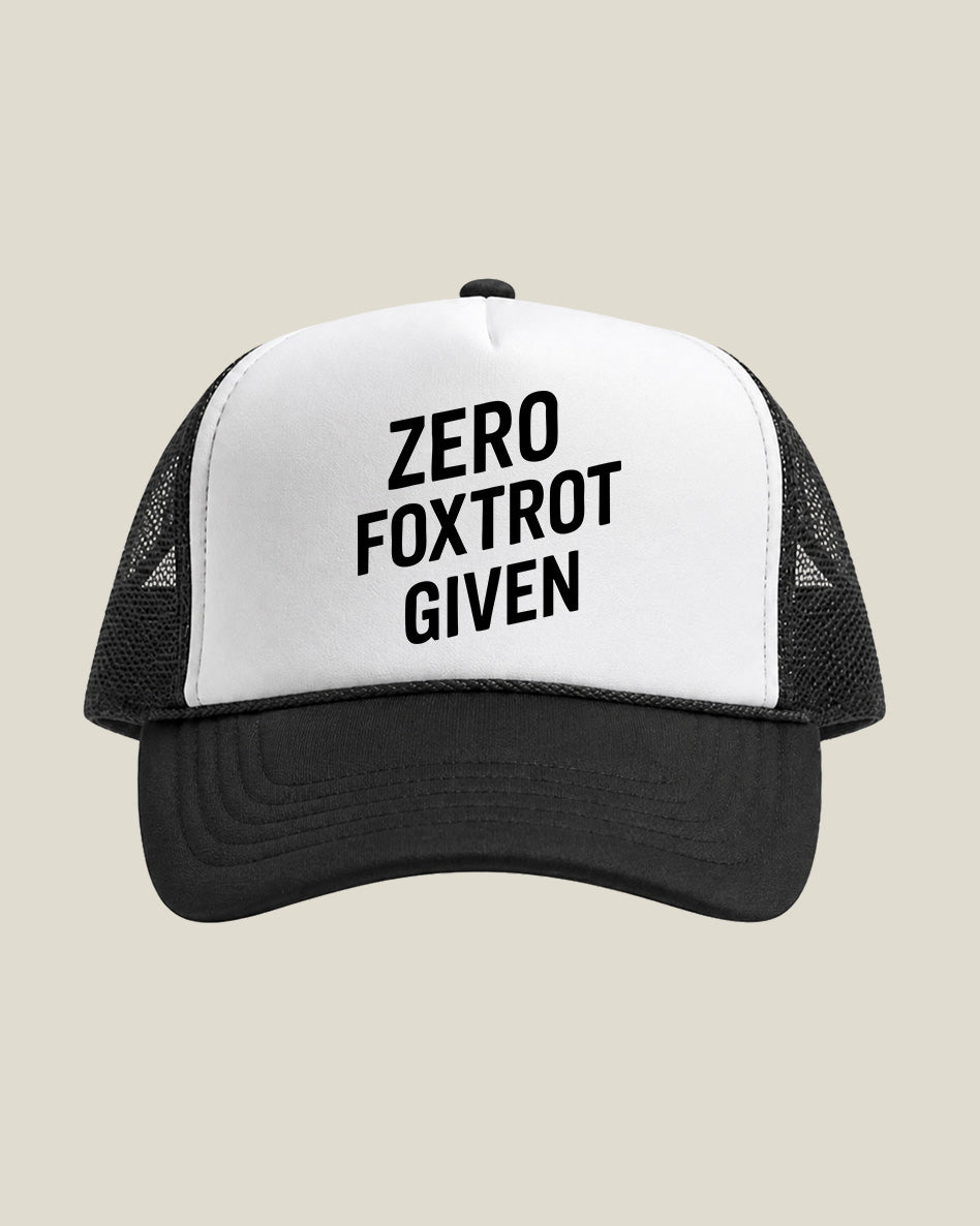 Zero Foxtrot Trucker Hat